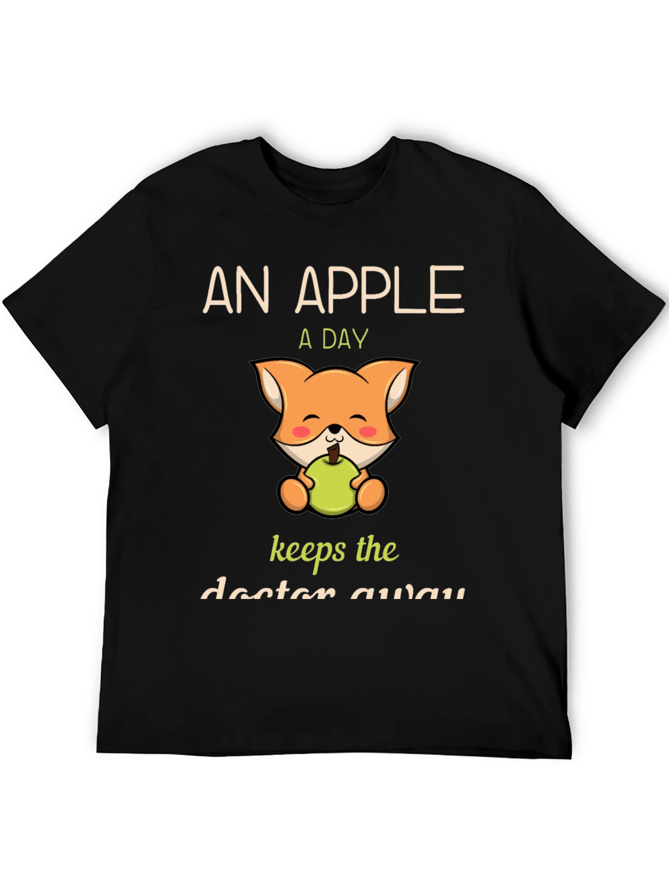 Apple a Day Fox Graphic T-Shirt