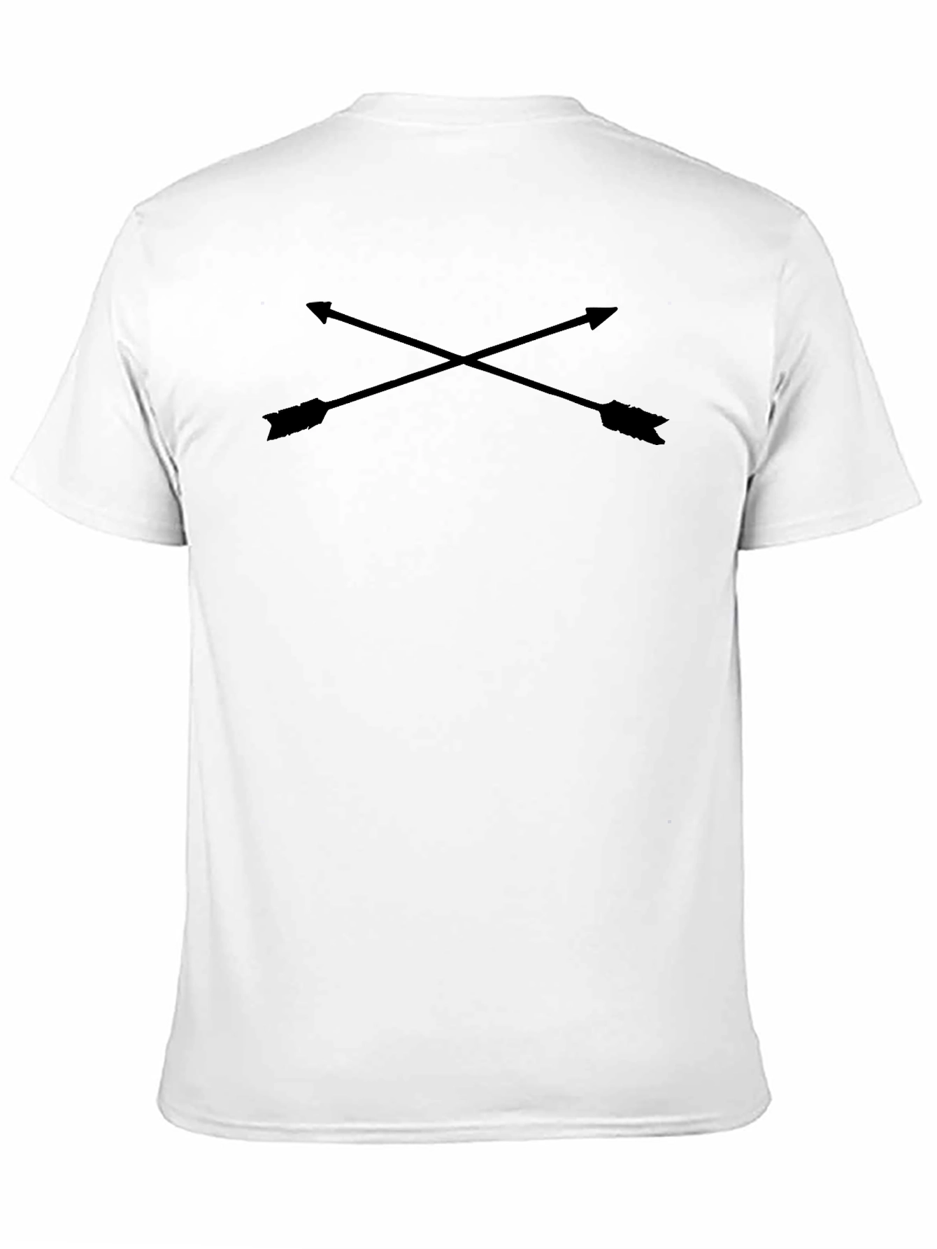 Mens Black Arrow Graphic Tee - Casual Comfort