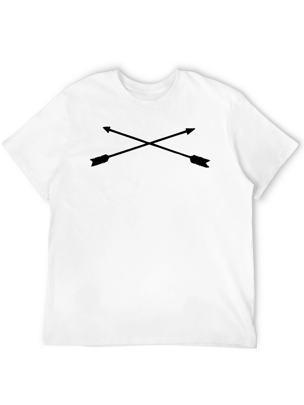 Mens Black Arrow Graphic Tee - Casual Comfort