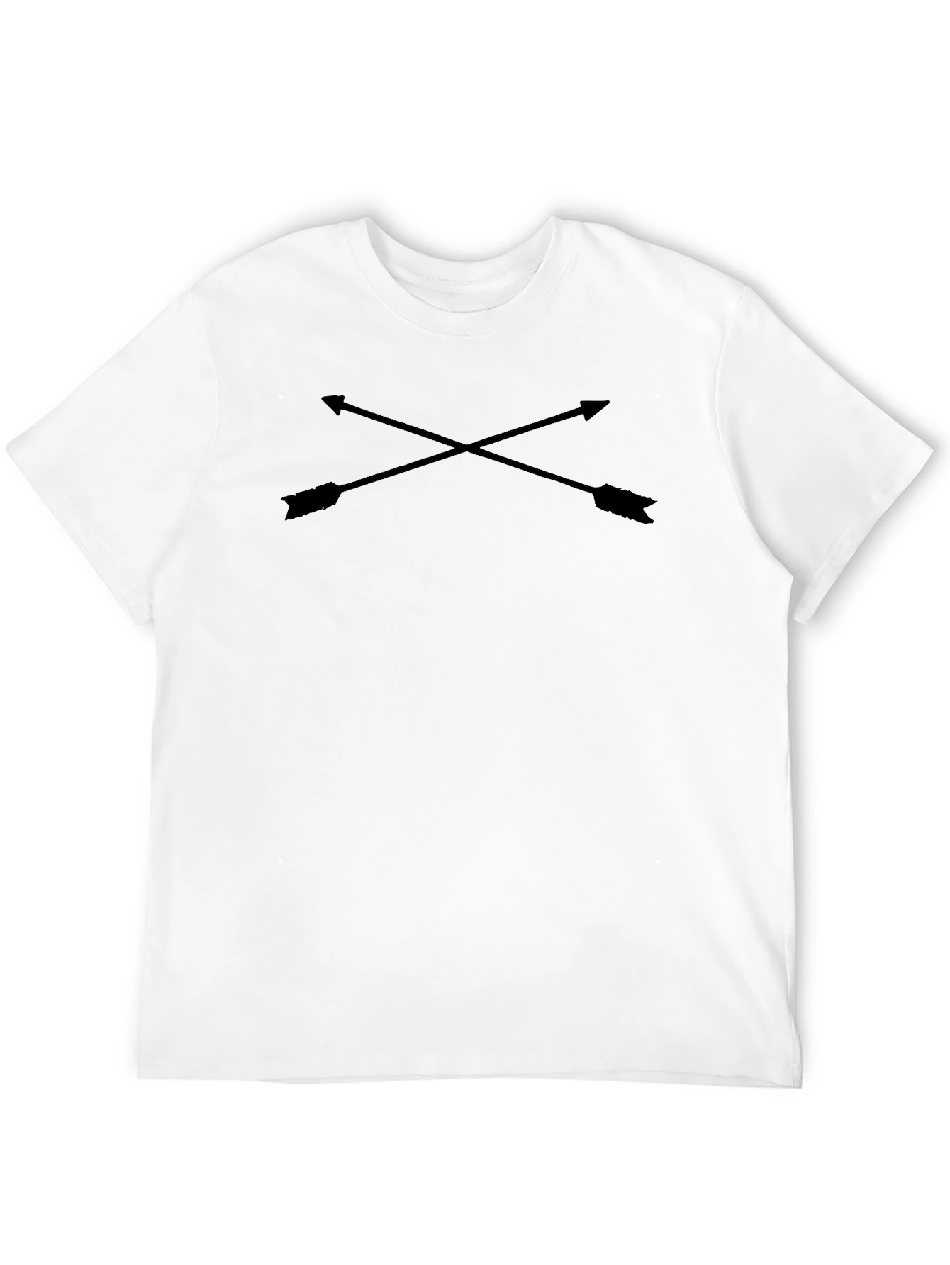 Mens Black Arrow Graphic Tee - Casual Comfort