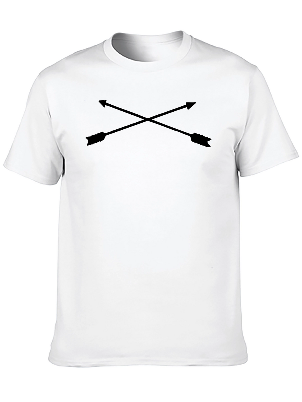 Mens Black Arrow Graphic Tee - Casual Comfort