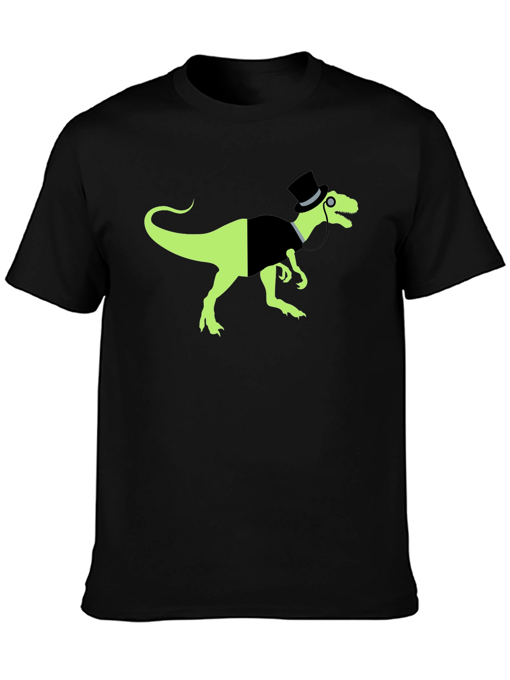 Dapper Dino Graphic T-Shirt - Black