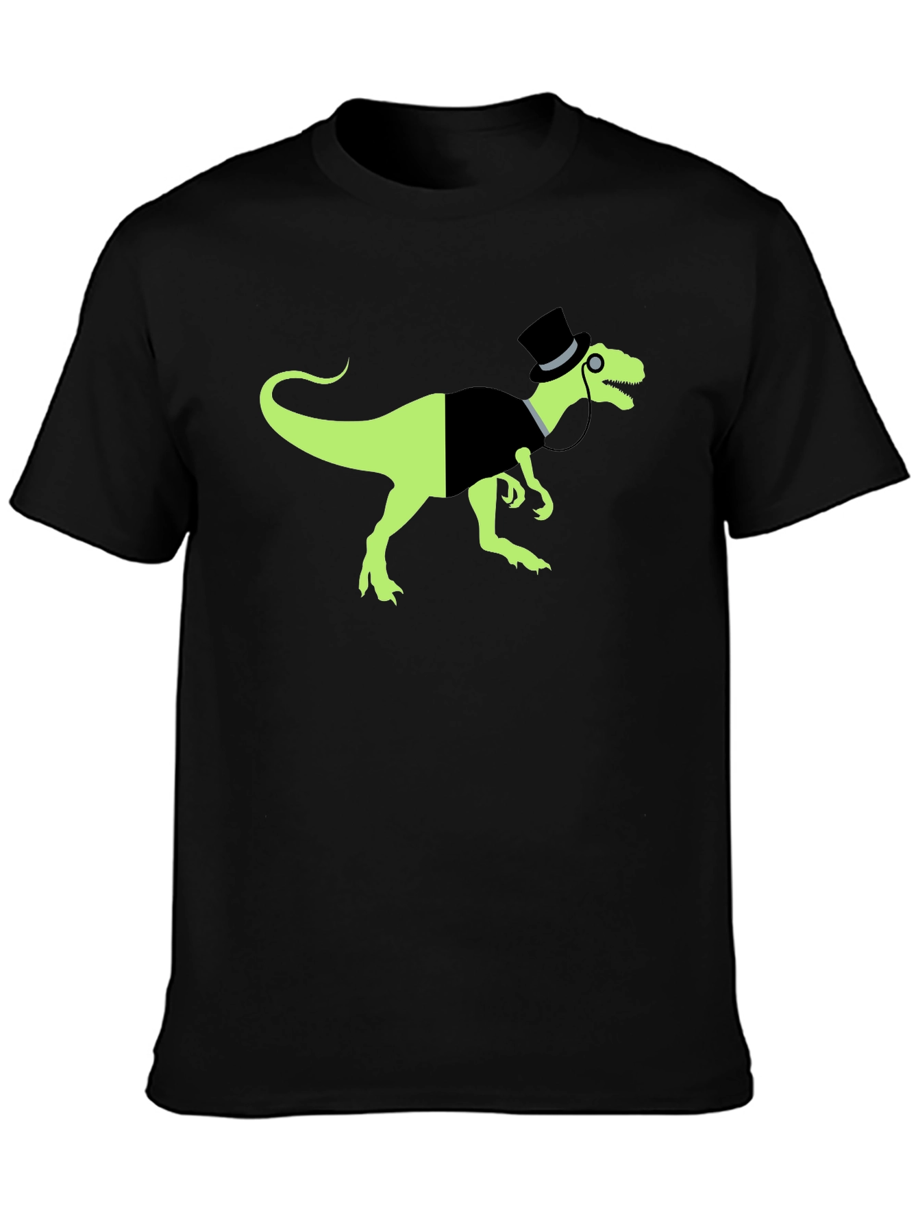 Dapper Dino Graphic T-Shirt - Black
