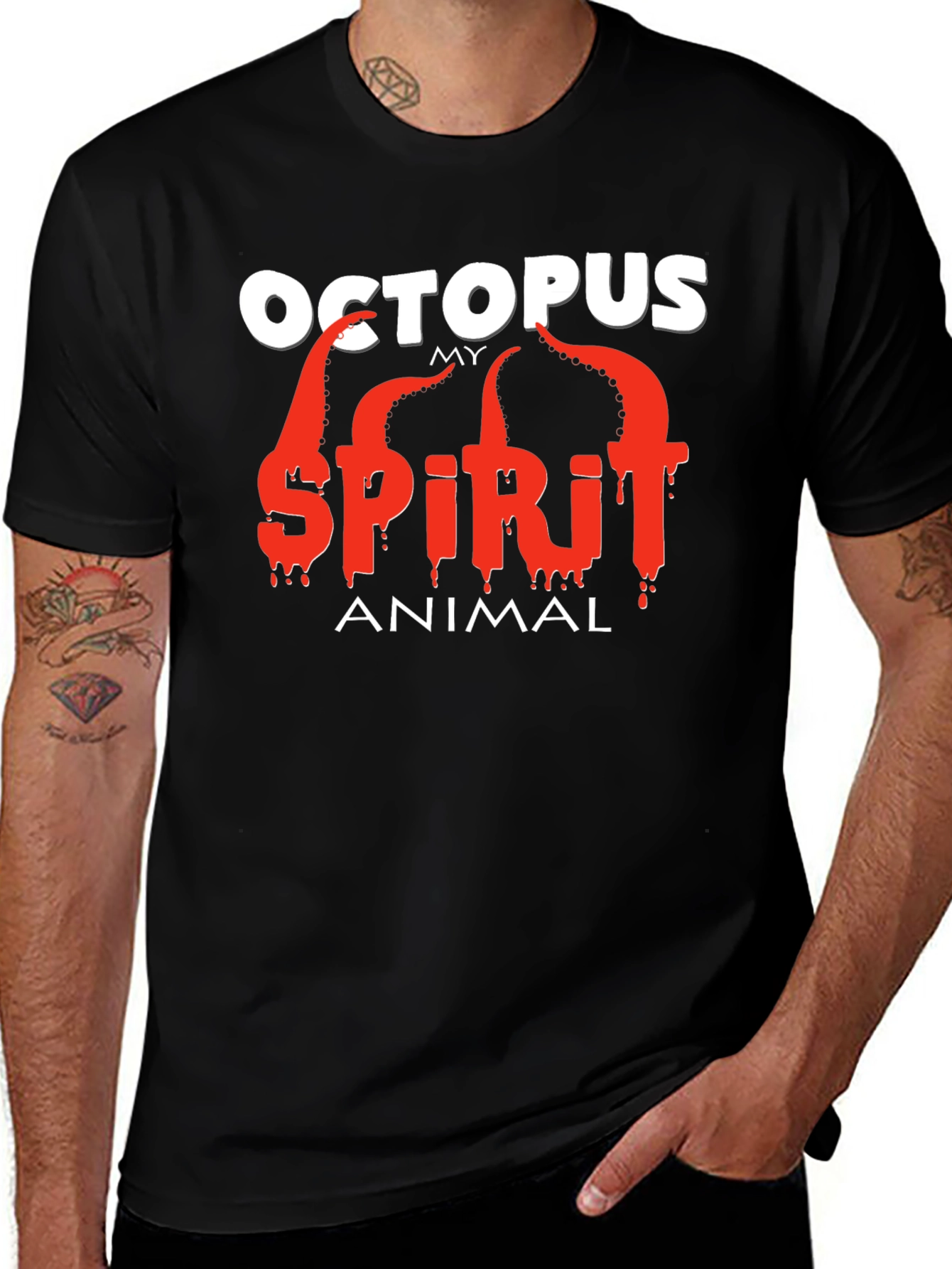 Octopus My Spirit Animal Graphic T-Shirt