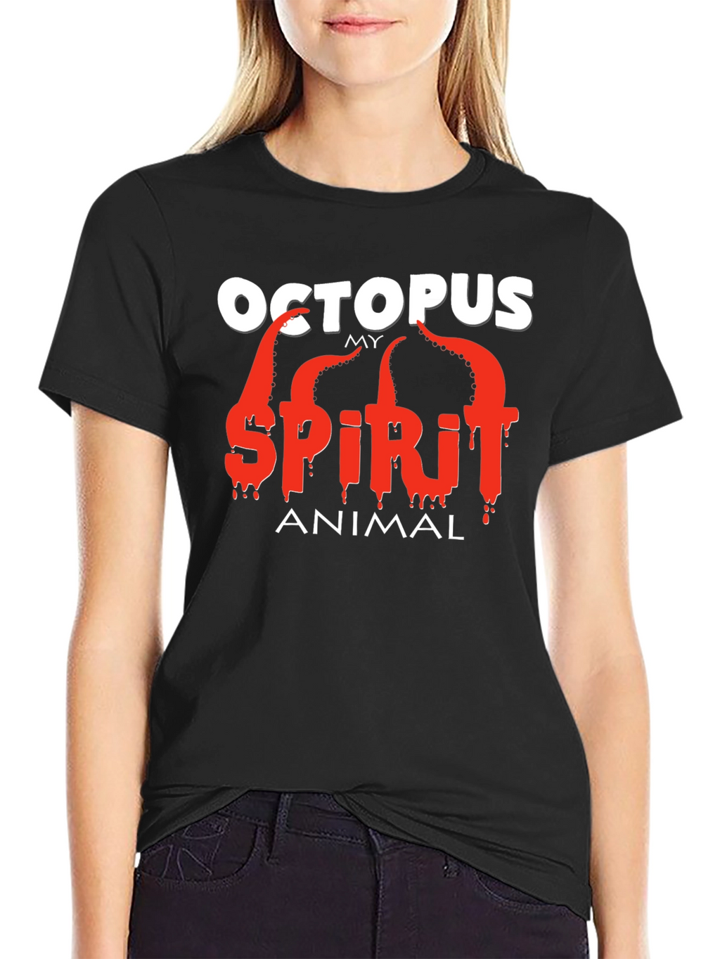 Octopus My Spirit Animal Graphic T-Shirt