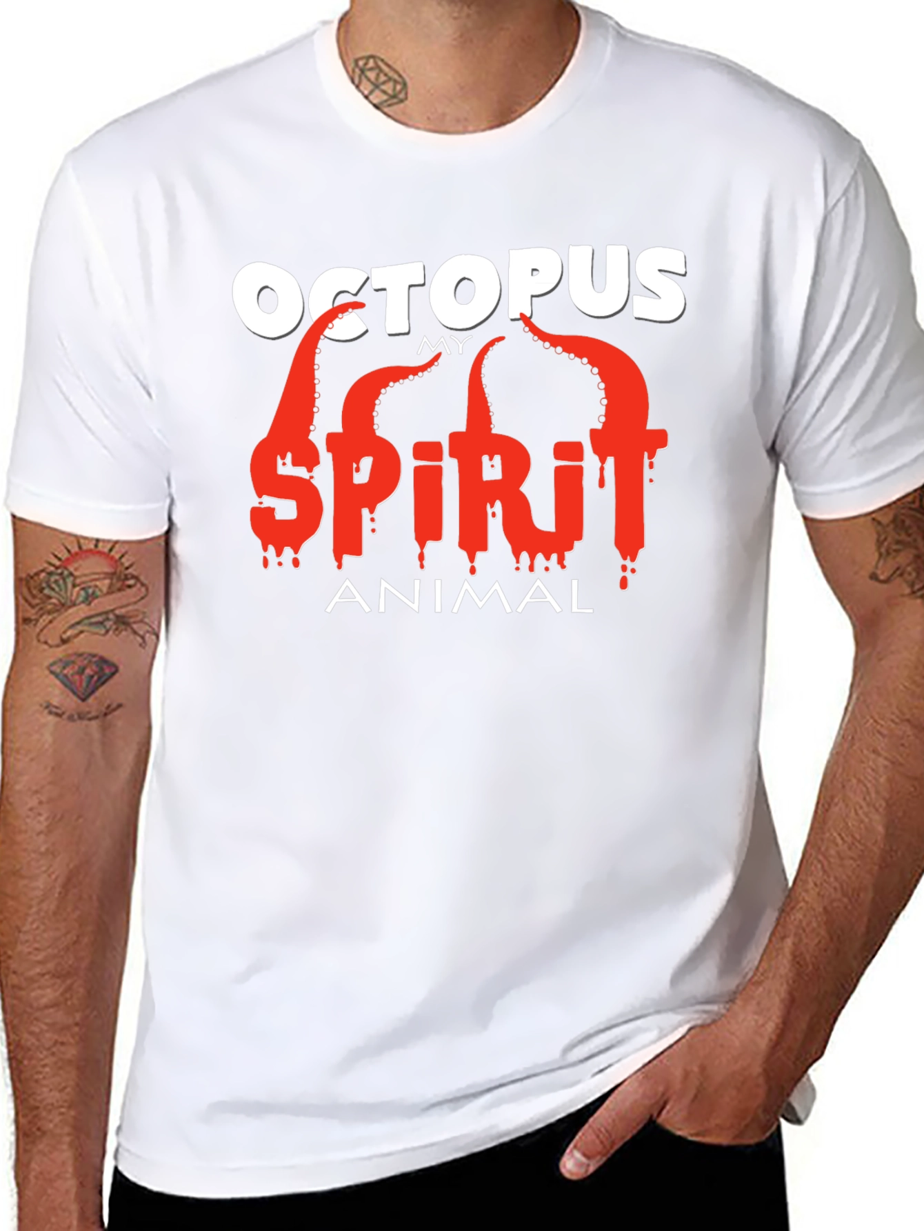 Octopus My Spirit Animal Graphic T-Shirt