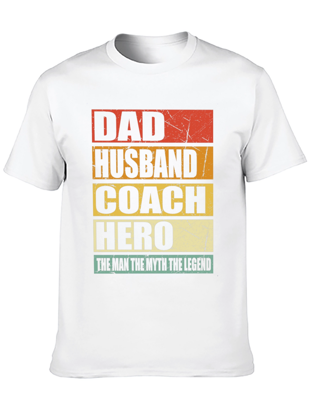 Dad Husband Coach Hero T-Shirt