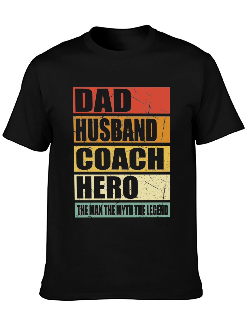 Dad Husband Coach Hero T-Shirt