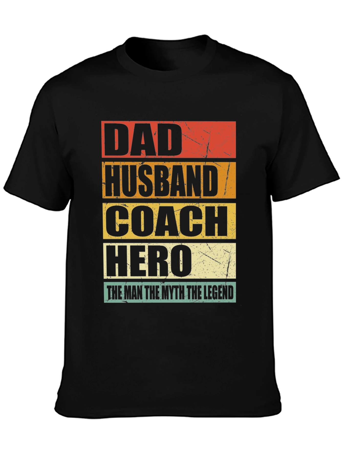 Dad Husband Coach Hero T-Shirt