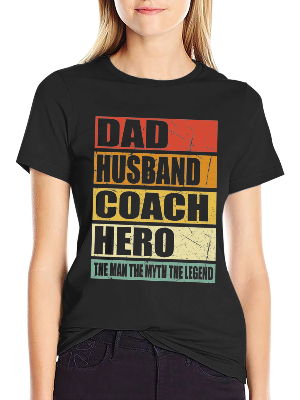 Dad Husband Coach Hero T-Shirt