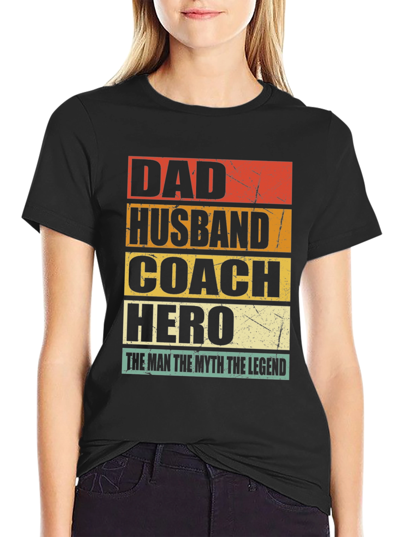 Dad Husband Coach Hero T-Shirt