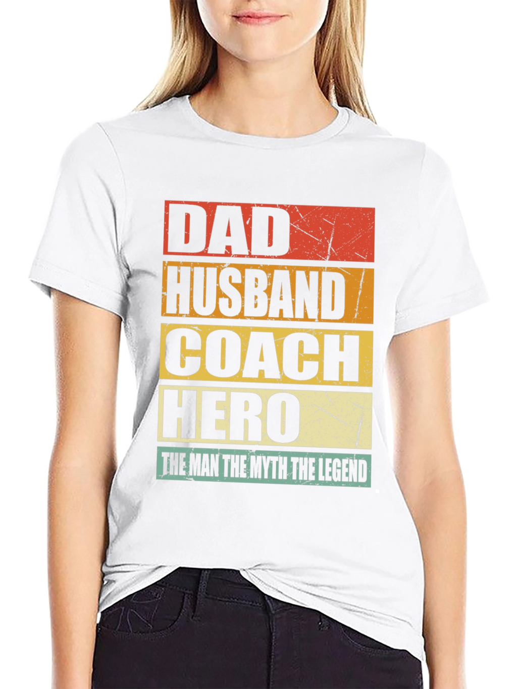 Dad Husband Coach Hero T-Shirt