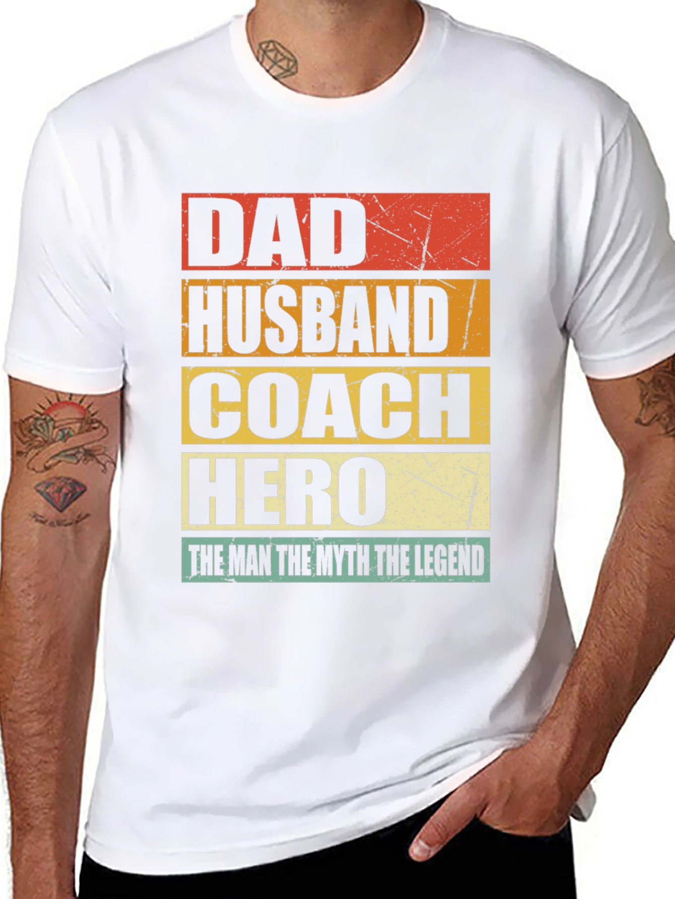 Dad Husband Coach Hero T-Shirt