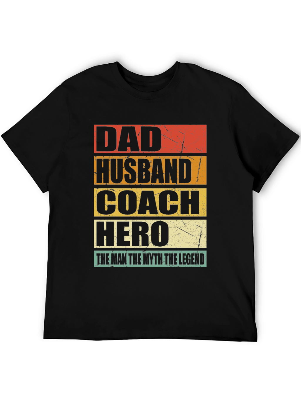 Dad Husband Coach Hero T-Shirt