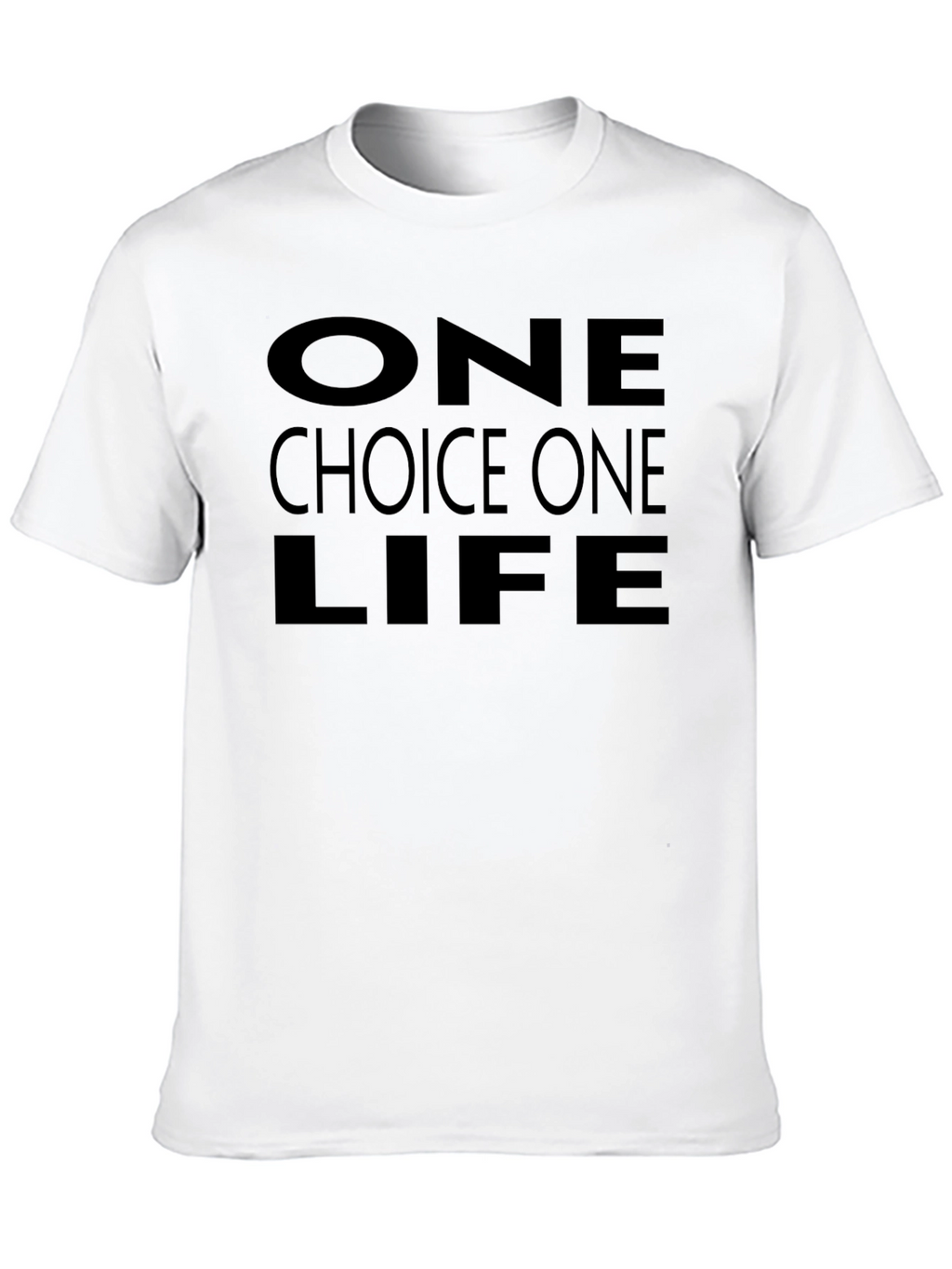 One Choice One Life Black T-Shirt