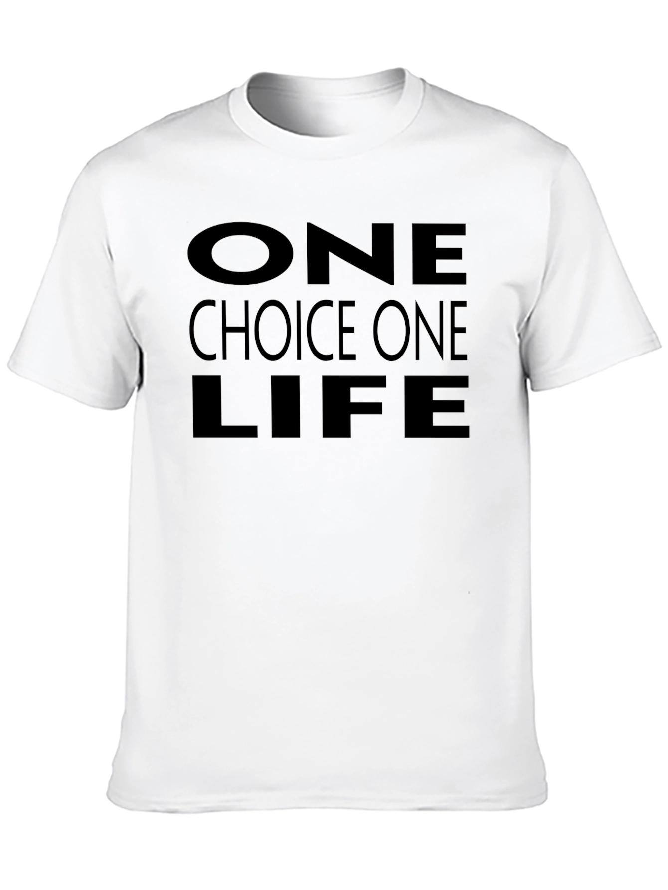 One Choice One Life Black T-Shirt