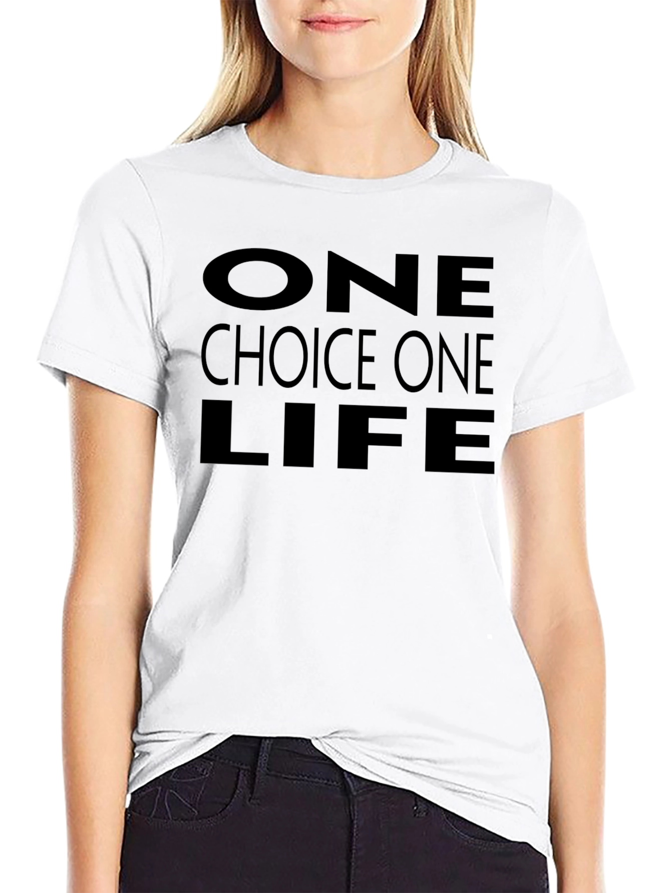 One Choice One Life Black T-Shirt