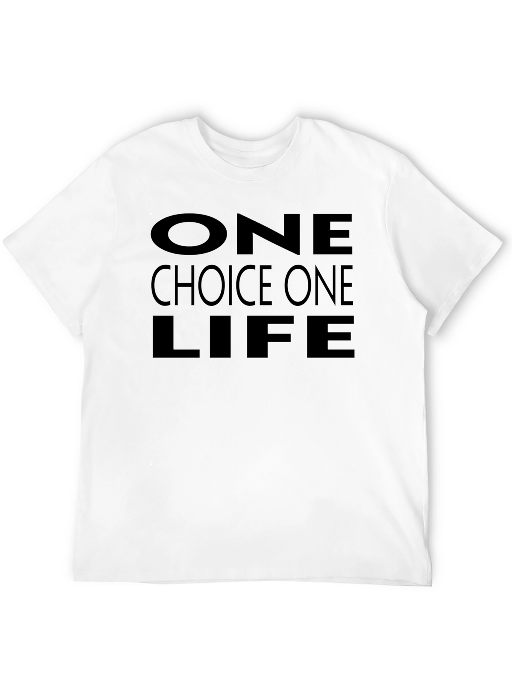 One Choice One Life Black T-Shirt