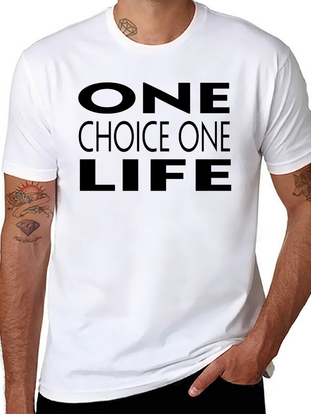 One Choice One Life Black T-Shirt