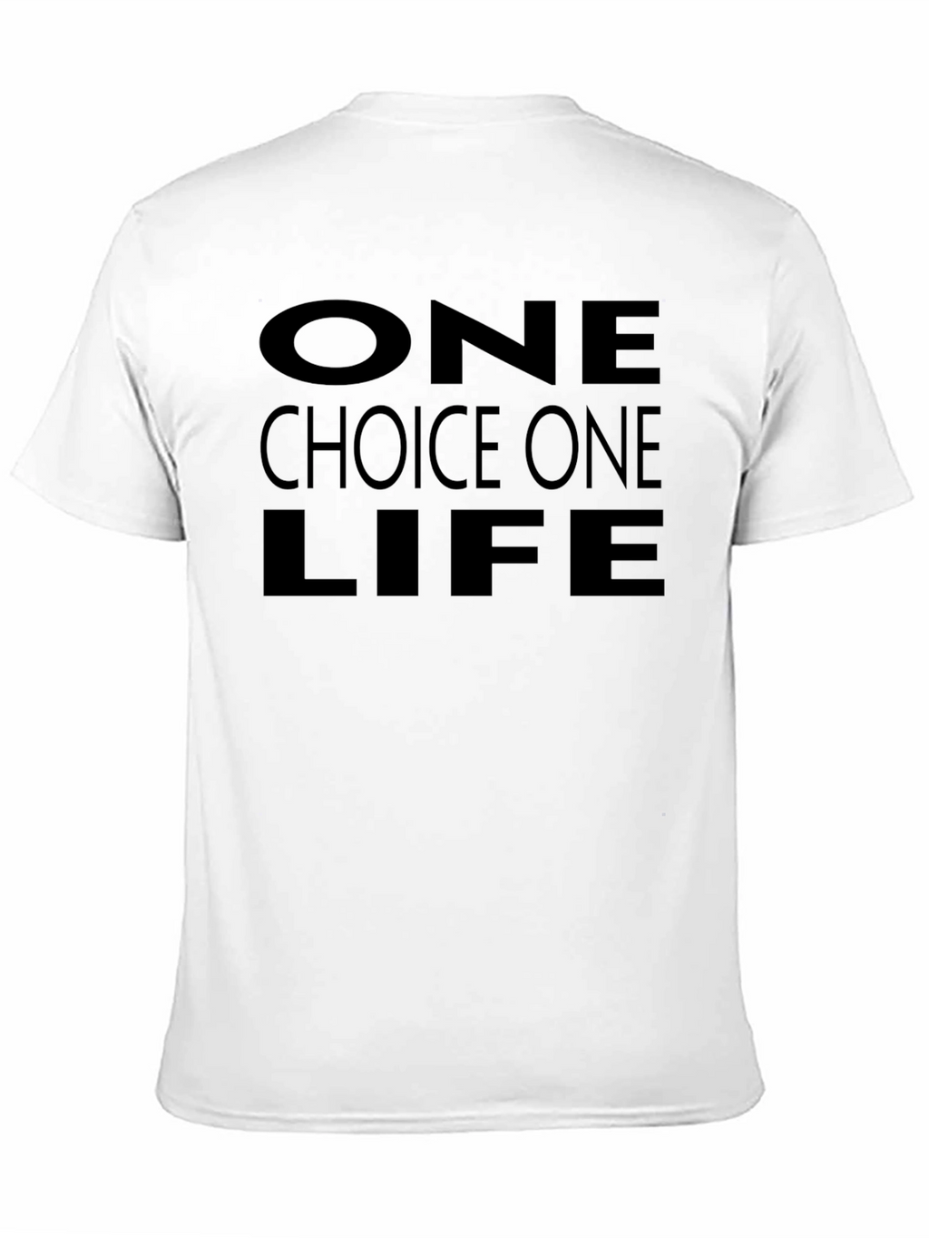 One Choice One Life Black T-Shirt