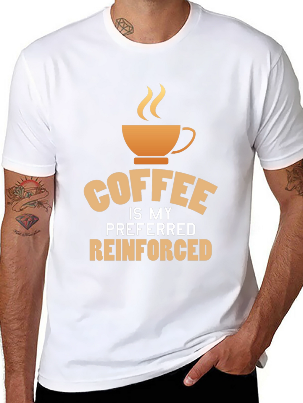 Coffee is My Preferred Reinforced T-Shirt