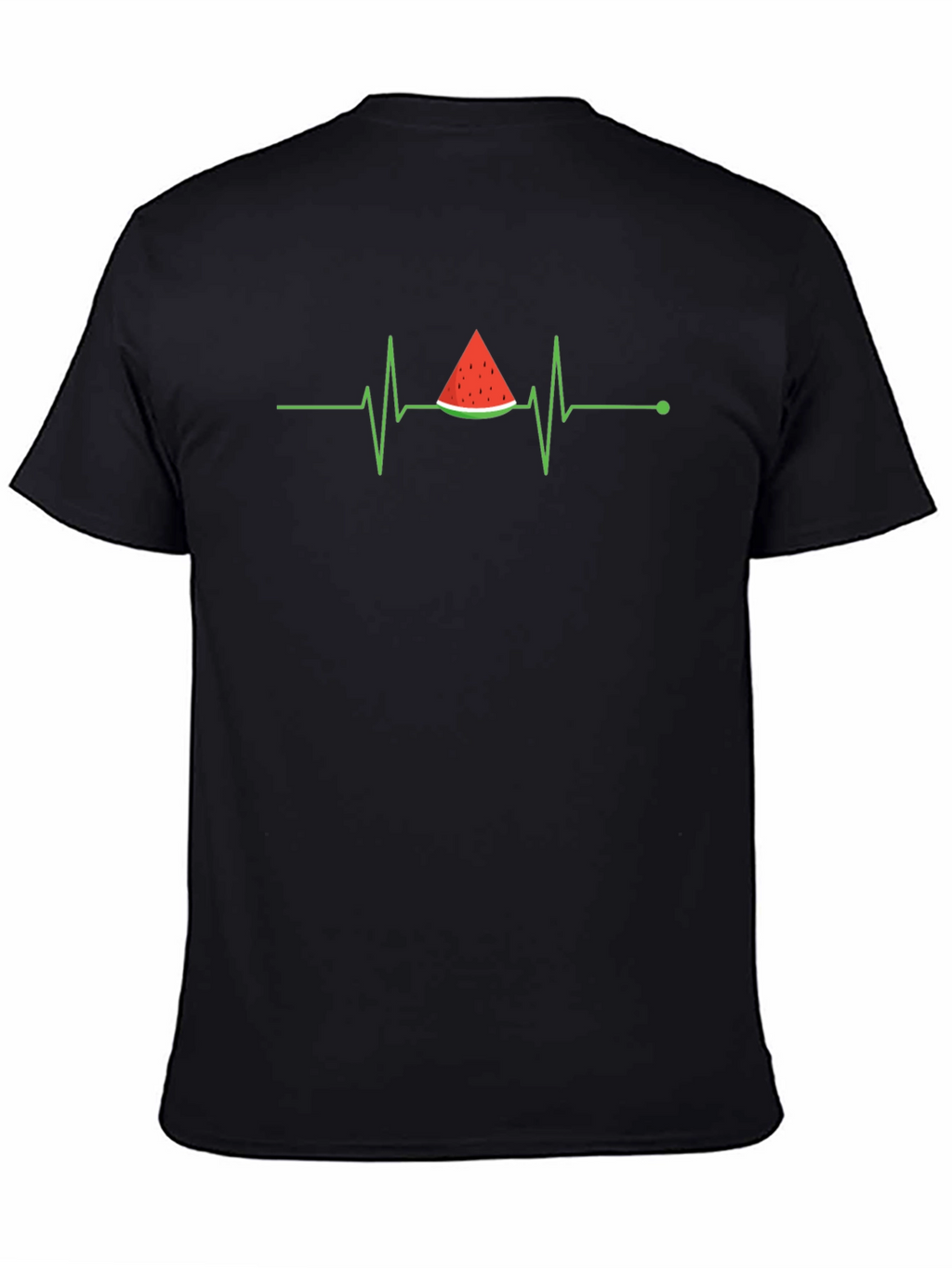 Watermelon Heartbeat Black T-Shirt