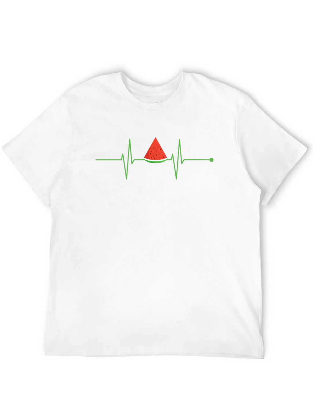 Watermelon Heartbeat Black T-Shirt