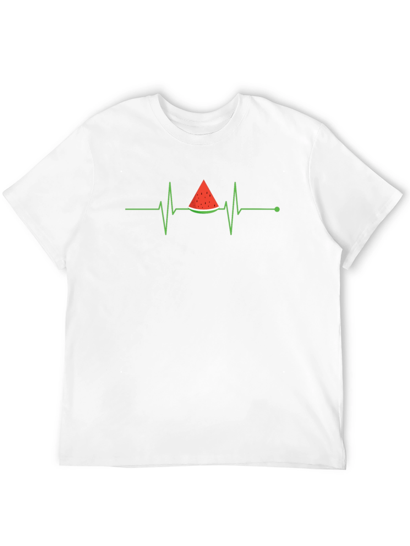Watermelon Heartbeat Black T-Shirt