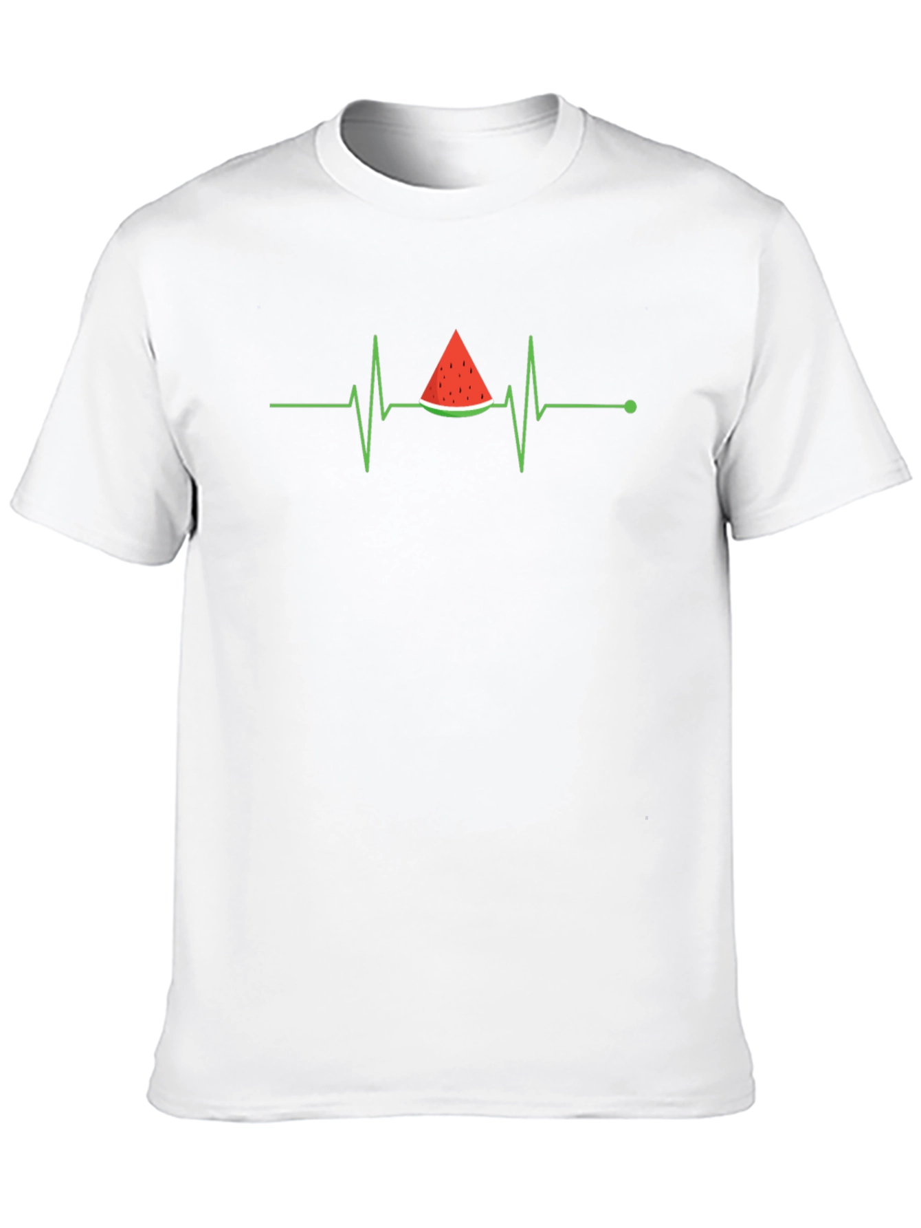 Watermelon Heartbeat Black T-Shirt