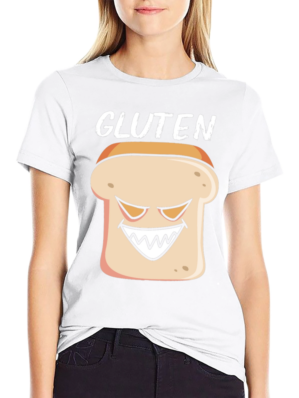 Gluten Evil Bread T-Shirt - Funny Food Tee