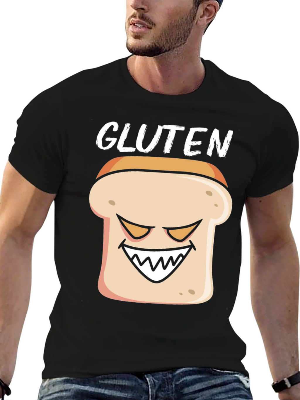 Gluten Evil Bread T-Shirt - Funny Food Tee