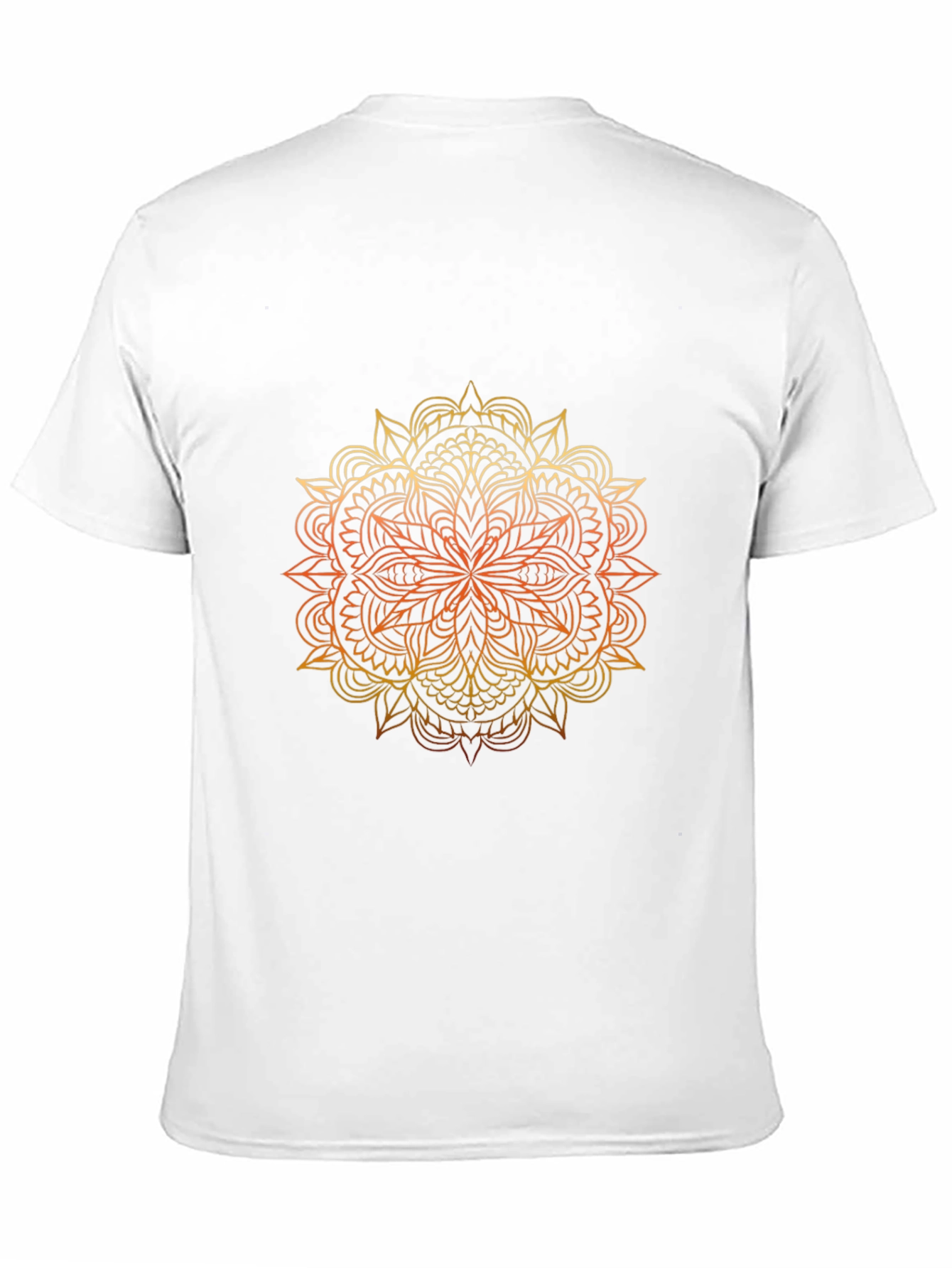 Mandala Graphic Print Black T-Shirt
