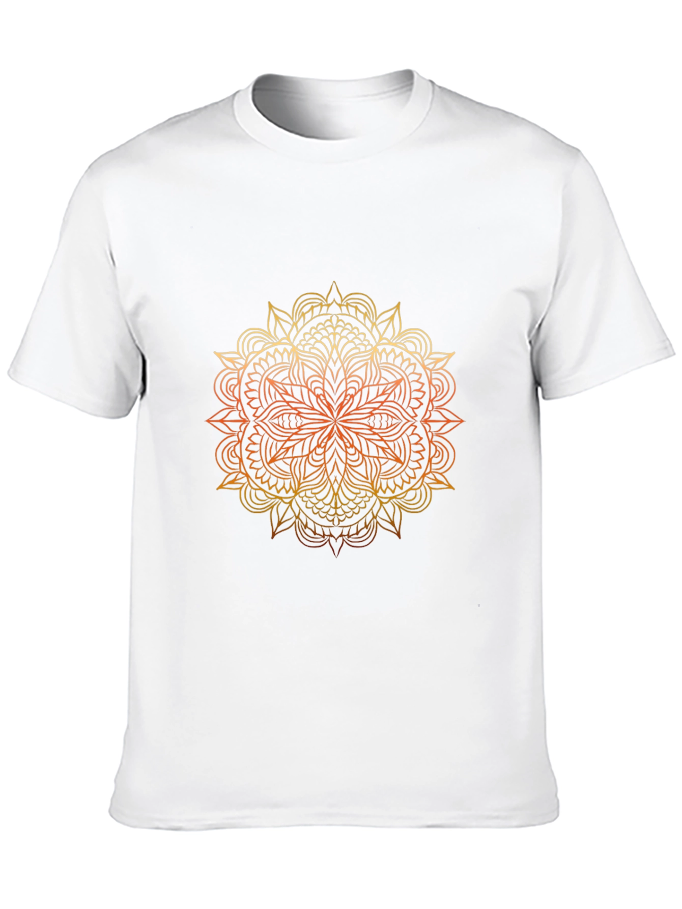 Mandala Graphic Print Black T-Shirt