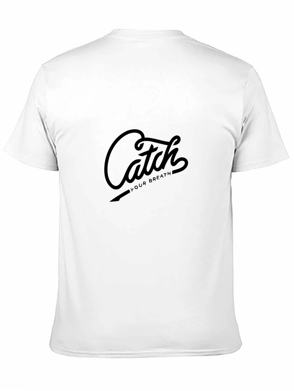 Catch Your Breath Black Graphic Tee