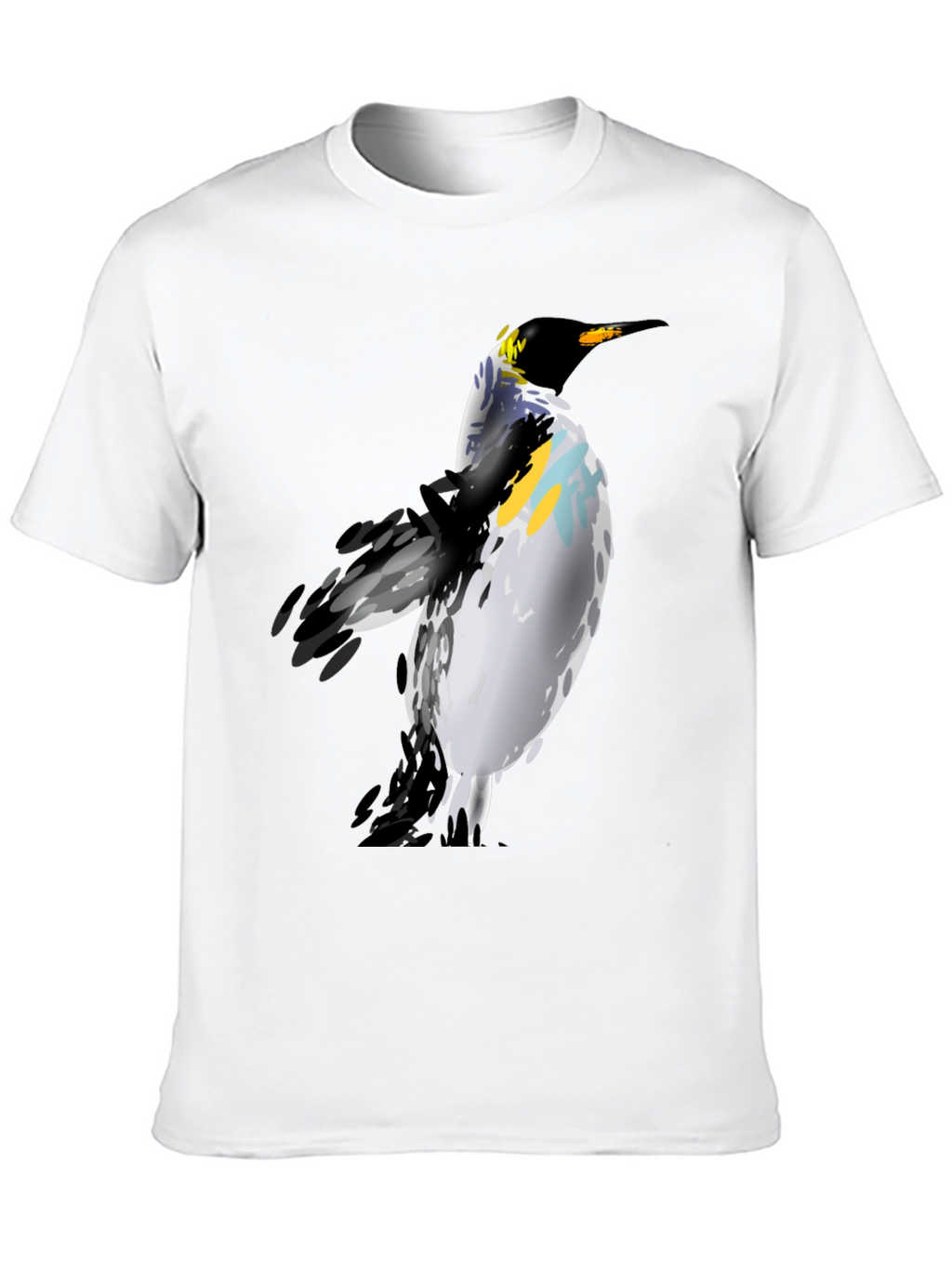 Penguin Graphic Print Black T-Shirt