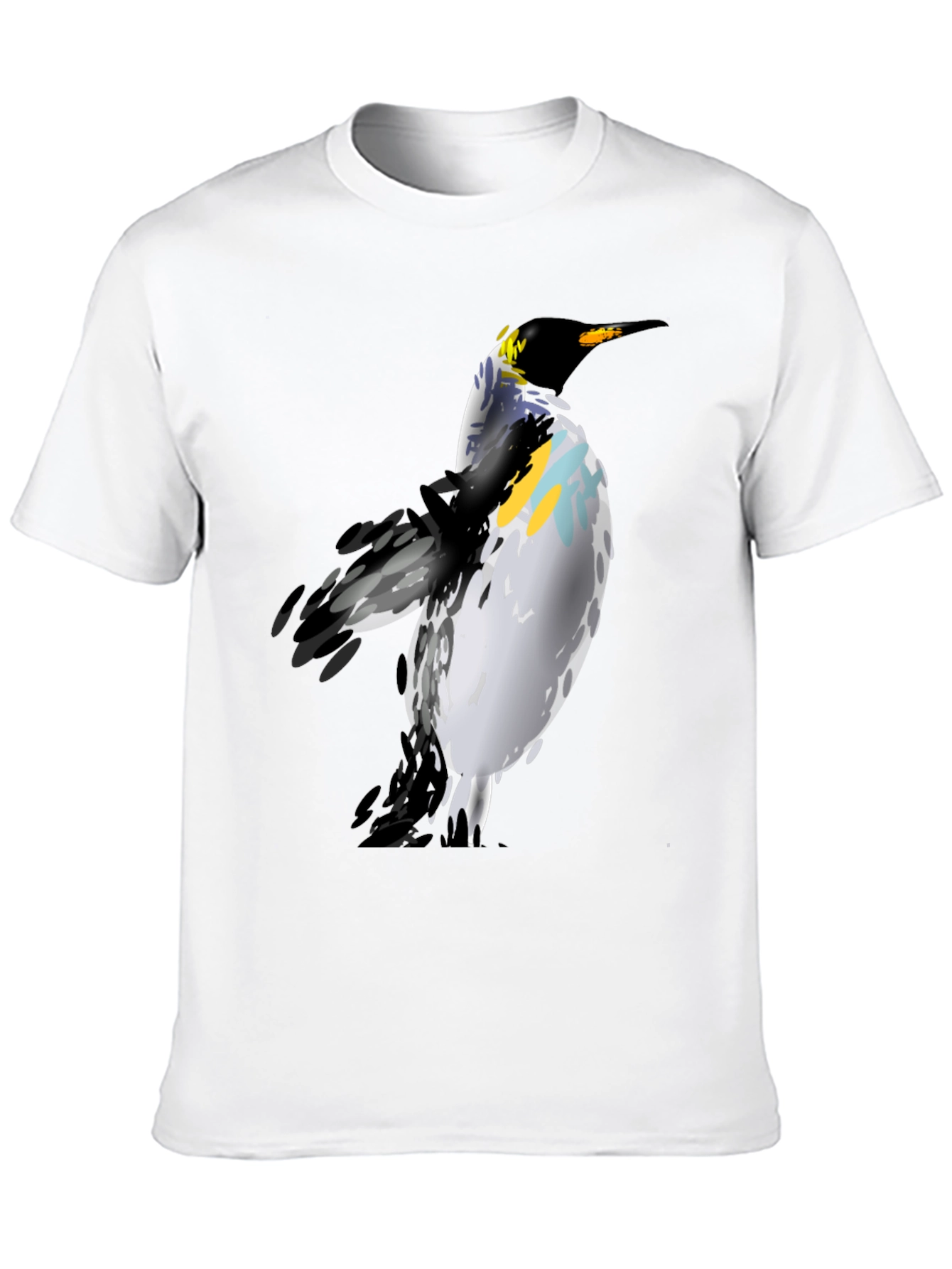 Penguin Graphic Print Black T-Shirt