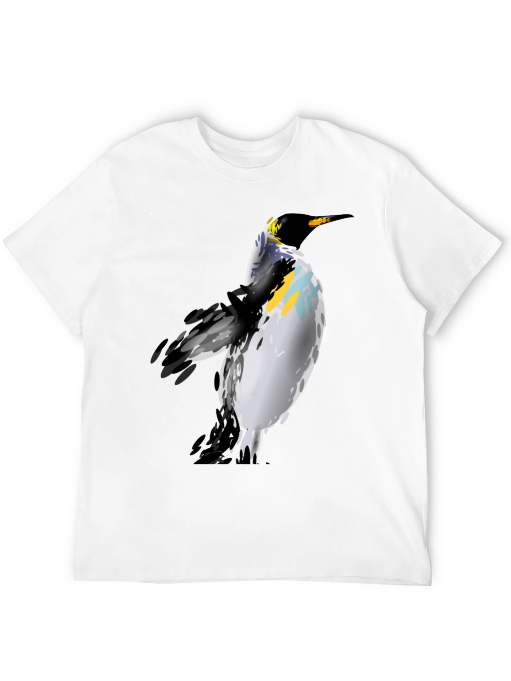 Penguin Graphic Print Black T-Shirt