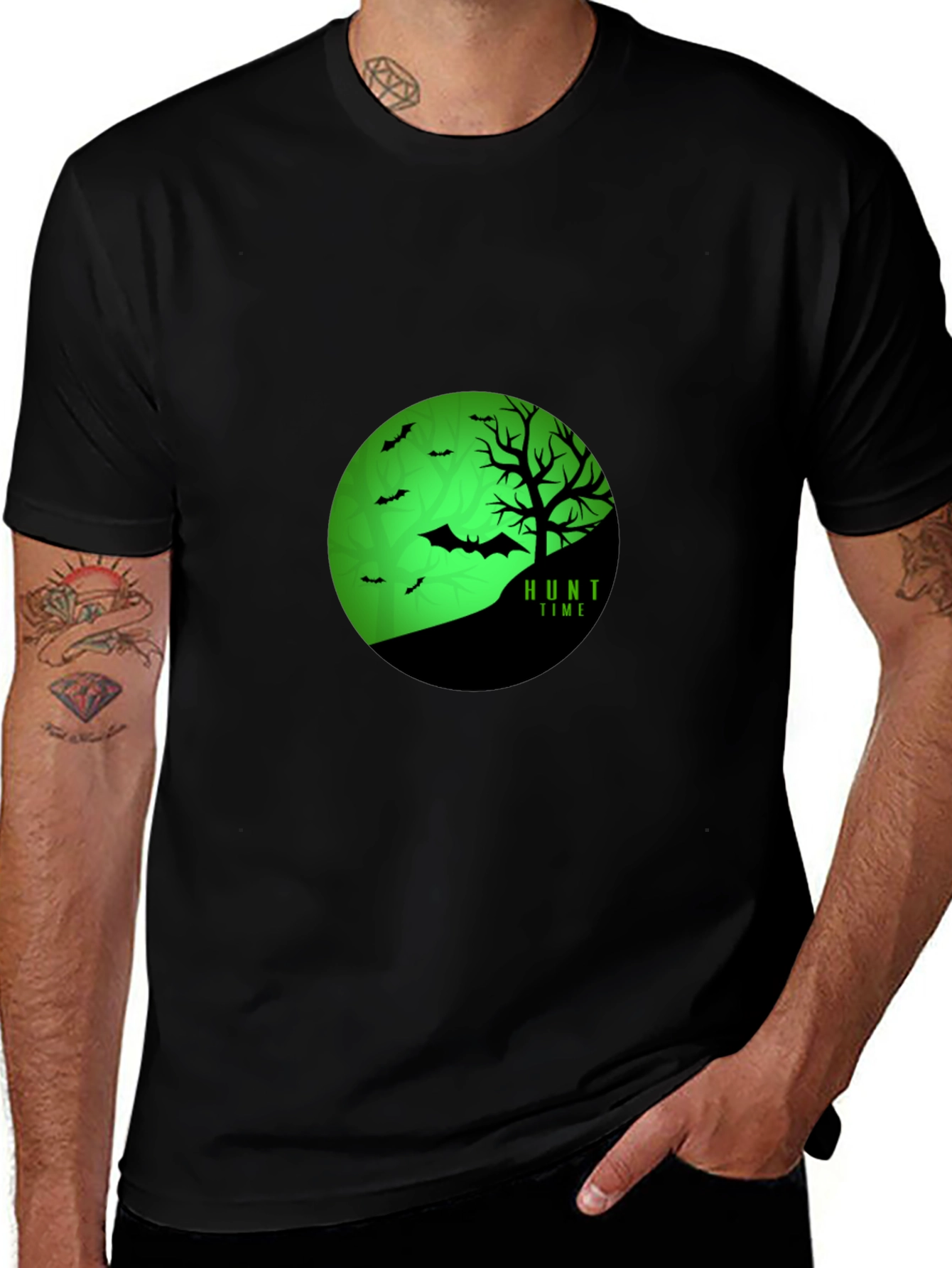 Hunt Time Graphic Tee - Spooky Season Shirt