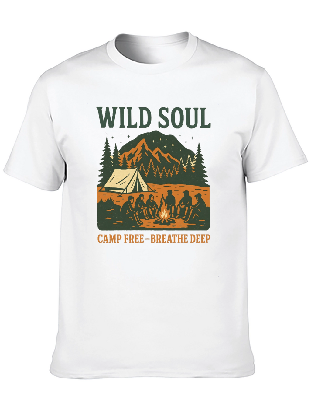 Wild Soul Camp Graphic Tee - Breathe Deep