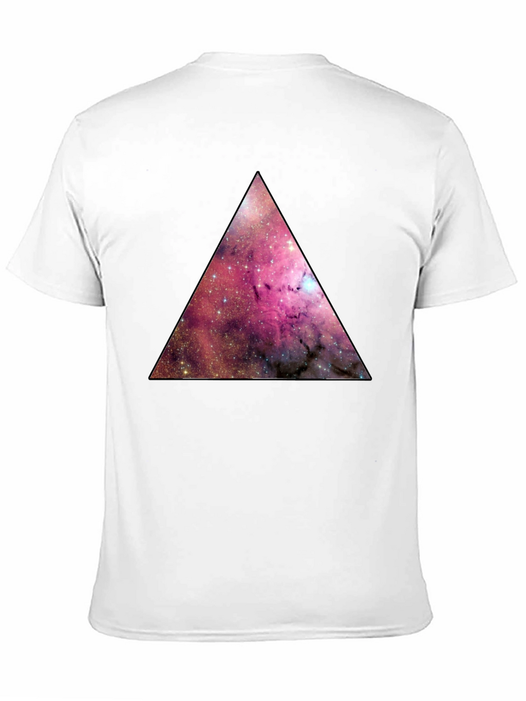 Galaxy Triangle Graphic Tee - Mens Black T-Shirt