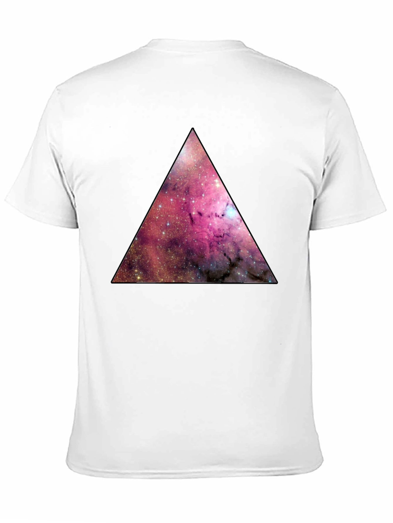 Galaxy Triangle Graphic Tee - Mens Black T-Shirt