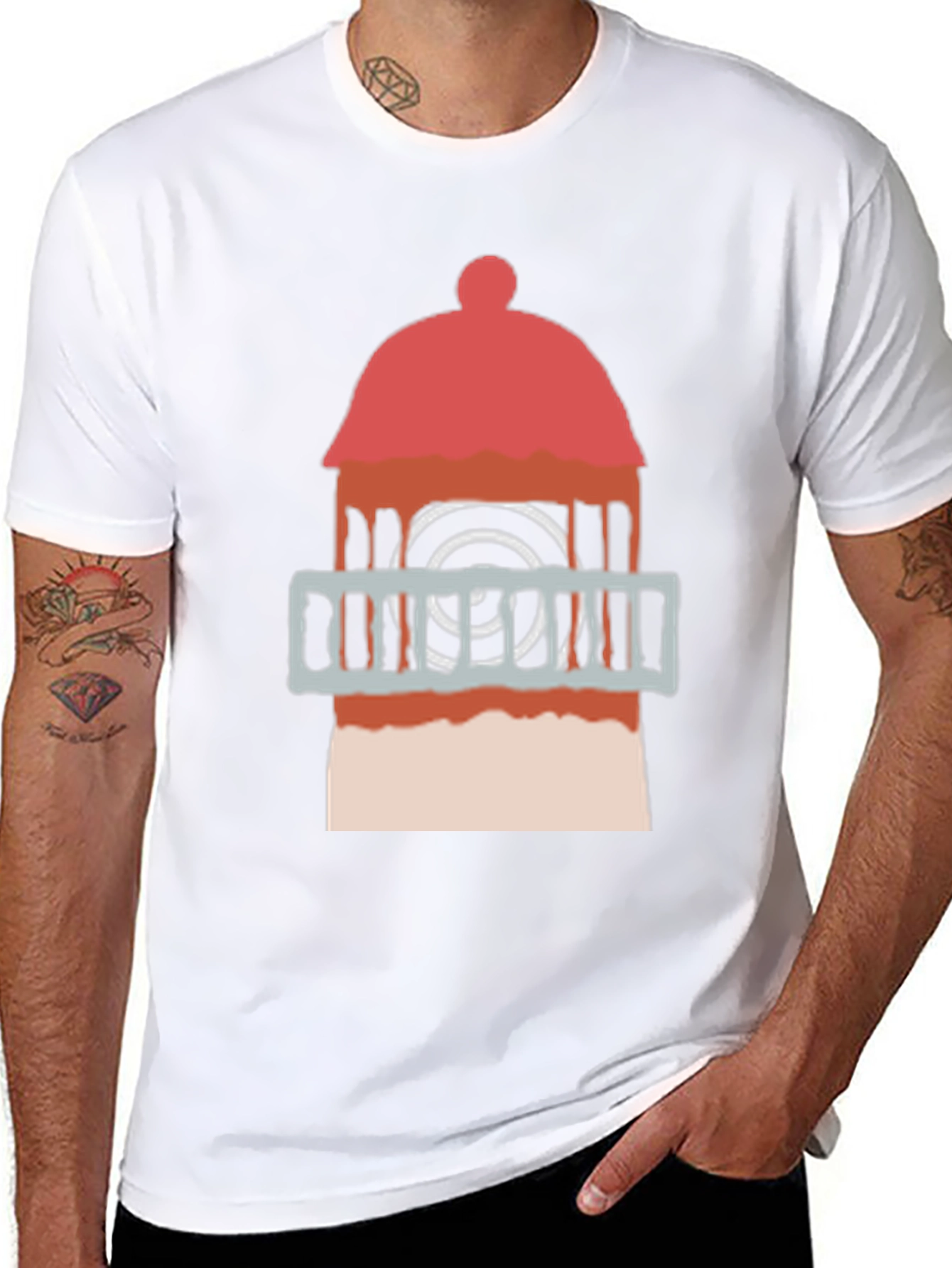 Lighthouse Graphic T-Shirt | Unique Design Comfortable Fit