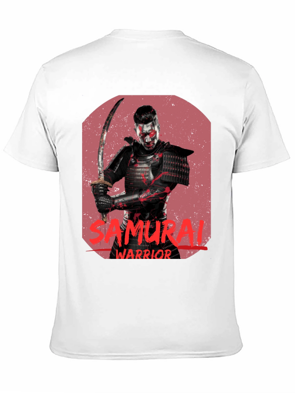 Samurai Warrior Graphic T-Shirt - Bold Edgy Design
