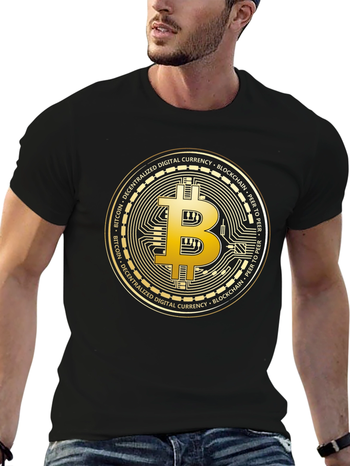 Bitcoin Crypto T-Shirt - Black