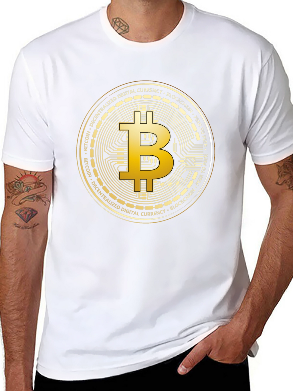 Bitcoin Crypto T-Shirt - Black