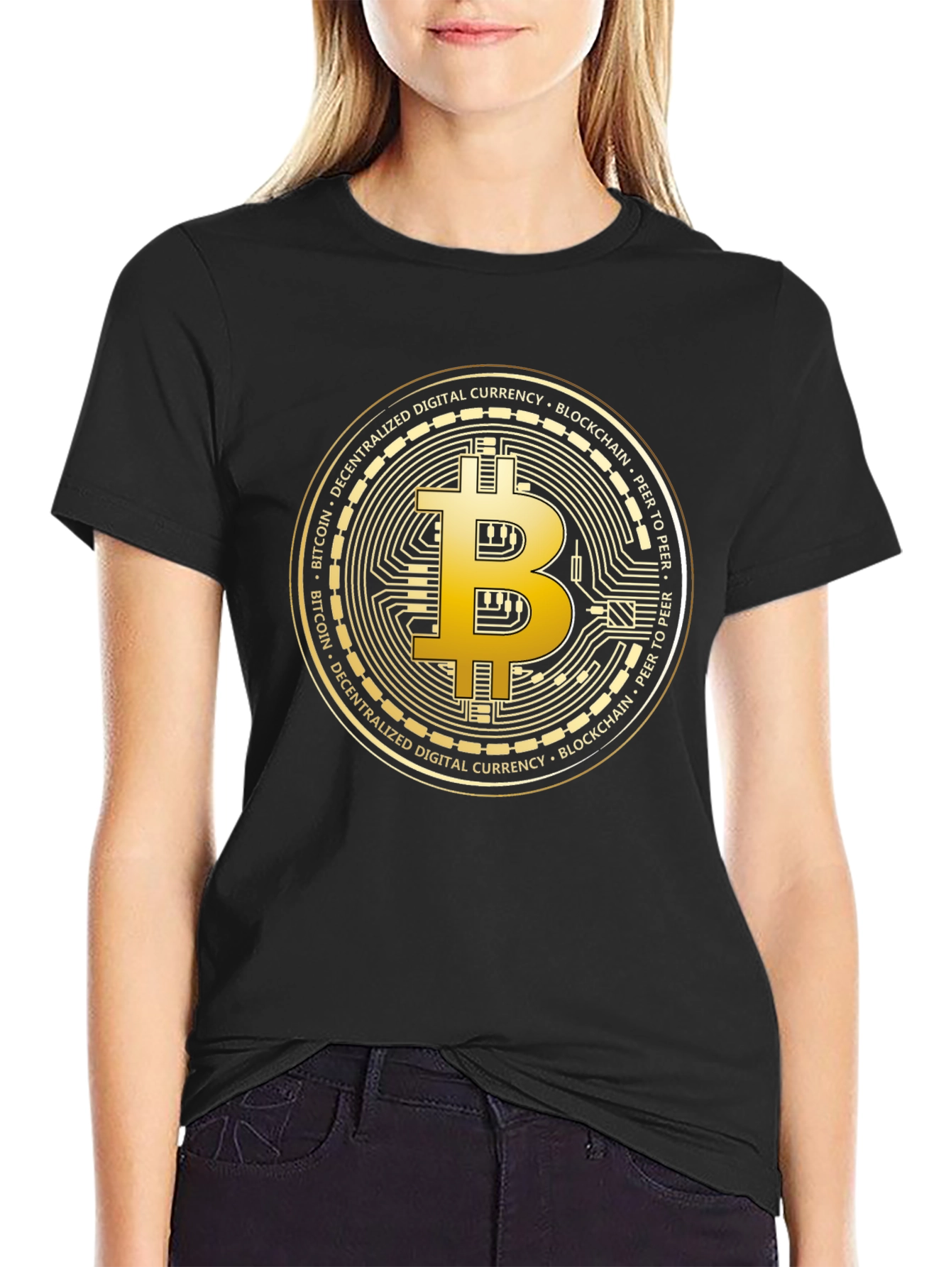 Bitcoin Crypto T-Shirt - Black