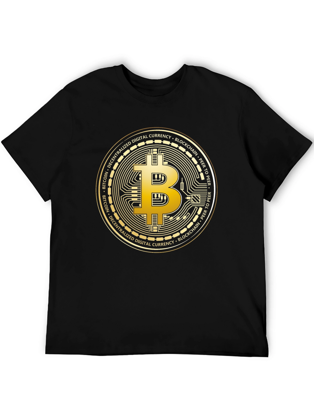 Bitcoin Crypto T-Shirt - Black