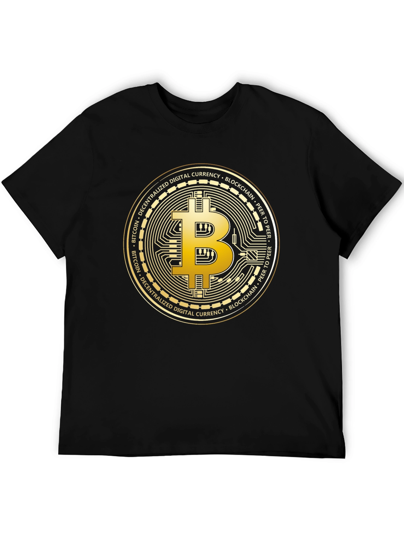 Bitcoin Crypto T-Shirt - Black