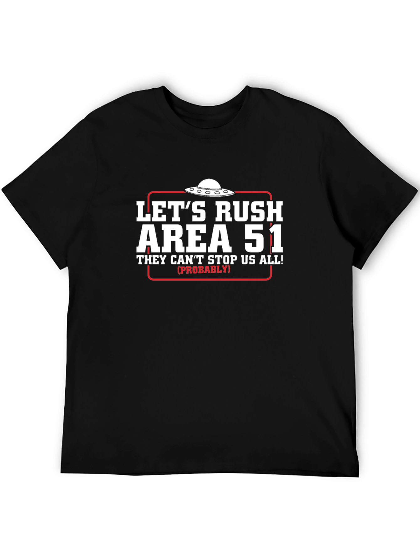 Lets Rush Area 51 Black T-Shirt