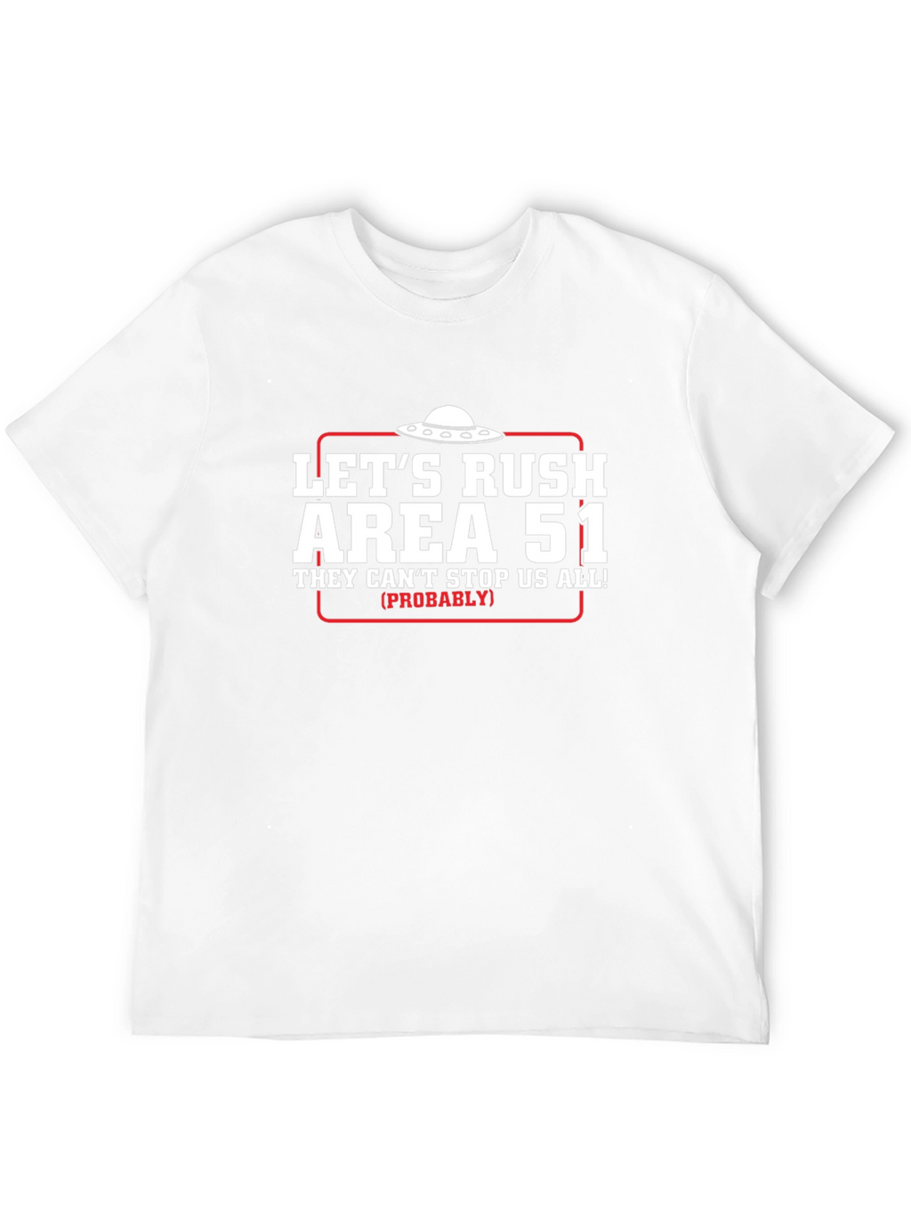 Lets Rush Area 51 Black T-Shirt